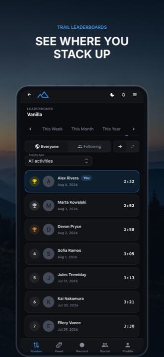 TrailTimes App Store screenshot 03