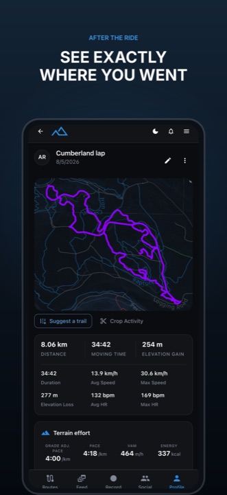 See exactly where you went — TrailTimes App Store screen 06